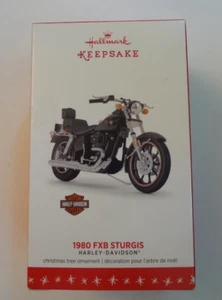 Hallmark Keepsake Decorazione Natalizia Harley Davidson Moto 1980 FXB Sturgis - Foto 1 di 4