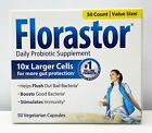 Florastor Daily Probiotic Supplement Sealed NIB 50 Vegetarian Capsules 07/2023