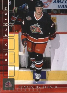 2001-02 BAP Memorabilia Ruby #210 Rostislav Klesla /200
