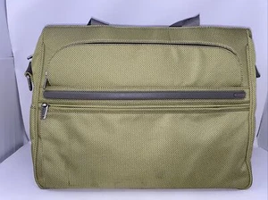 Tumi Green Ballistic Nylon Compact Tote 18” Carry On Weekender Bag 26189LM - Picture 1 of 12