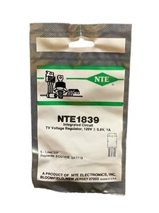 NTE1839 IC TV Voltage Regulator 120v +-0.8v 1A SIP5 ECG1839 SK7719 - Picture 1 of 1