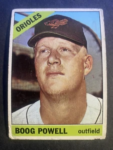 1966 Topps Baseball Boog Powell Baltimore Orioles Card #167 (i) - Picture 1 of 2