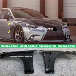 For Lexus 13-17 IS200 250 300 Universal Type Carbon Fiber Front Side Fender Pair - Picture 1 of 8