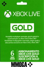 Xbox Live Gold Abbonamento 6 Mesi - Microsoft Xbox One Xbox 360 - ITA