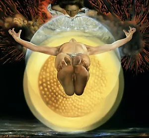 SALVADOR DALI Premium Canvas Print "The Ascension of Christ" 24x24" (61x61cm) - Bild 1 von 1