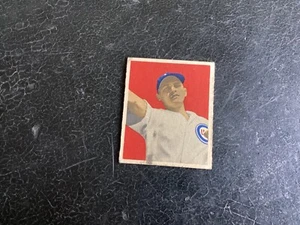 VINTAGE 1949 CHICAGO CUBS EMIL "THE ANTILOPE" VERBAN BOWMAN GUM BASEBALL KARTE - Bild 1 von 3