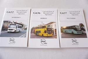 PSV Circle G632 G636 G637 Somerset Dorset Wiltshire Bus Coach Fleet List Book x3 - Picture 1 of 7
