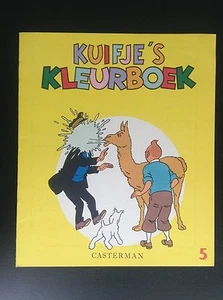 Album Cahier à colorier Kuifje's KleurboekTintin N° 5 1968 TBE - Picture 1 of 2