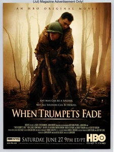 When Trumpets Fade HBO Movie Promo 1998 Full Page Print Advertisement - Picture 1 of 4