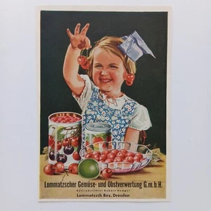 1943 Lommatzsch Gemüse Obst Verwertung Dresden, Werbeanzeige, Werbung - Bild 1 von 1