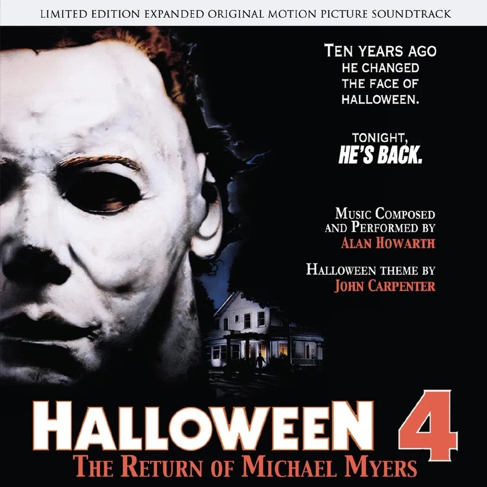 HALLOWEEN 4: THE RETURN OF MICHAEL MYERS  -Alan Howarth and John Carpenter  (CD) - Image 1 of 1