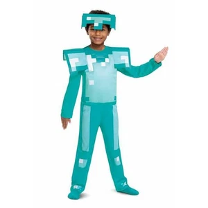 Costume per Bambini Minecraft Armor Diamond 2 Pezzi - Foto 1 di 1
