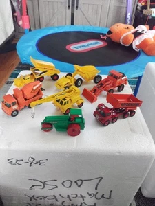Vintage Lesney Matchbox King Size Lot of Seven Construction Toys ( Look )!!! - Picture 1 of 20