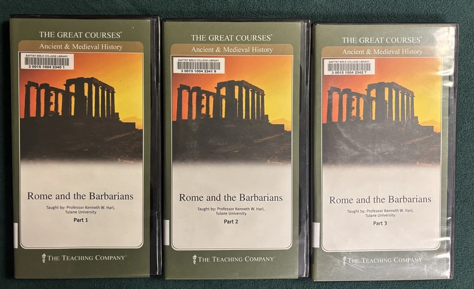 Great Courses - Rome and the Barbarians - 3 Part DVD set with course guidebooks - Image 1 of 3