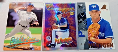 Pat Hentgen 1997 Topps Foil Season Best Hill Toppers & 1997 Pinnacle Inside 97 - Image 1 of 4