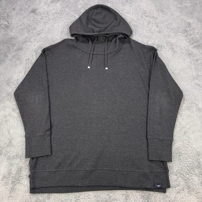 Camisa LL Bean Capa Base Térmica Hombres L Gris Térmica Manga Larga Waffle Con Capucha Foto 1 de 4