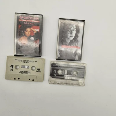 Vintage Cassette Tape Lot Gloria Estefan Miami Sound Machine Eurythmics Pop 80s - Image 1 of 4