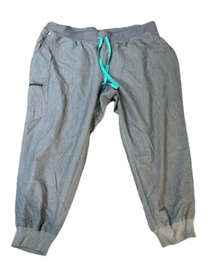 Pantalones Exfoliantes Figs Jogger 3XL Gris Colección Técnica Cuidado de la Salud - Imagen 1 de 7