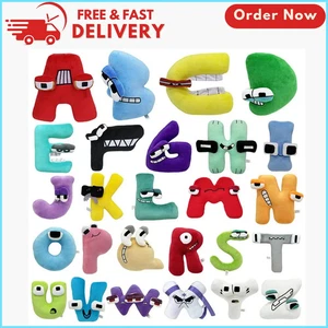 Juguetes de peluche Alphabet Lore - Juego completo de 26 letras | Muñecas de peluche de anime Kawaii - Imagen 1 de 50