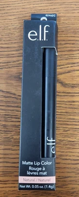 LOT OF 1 NEW & SEALED E.L.F. MATTE LIP COLOR #82462/82462C  NATURAL,  SEE DESCRI - Image 1 of 3