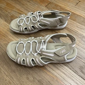 RYKA Grotto Womens Ladies Open Toe Sandals Tan Pink Size 11W - Picture 1 of 6