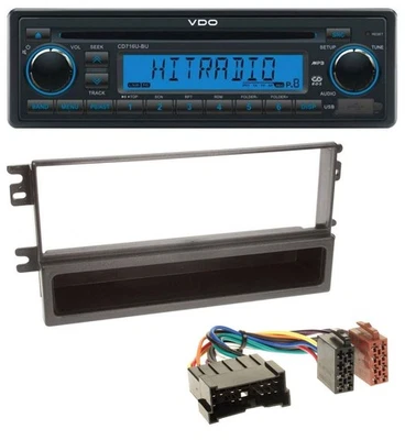VDO AUX MP3 1DIN CD USB Autoradio für Kia Shuma 2, Sephia II, Mentor - Bild 1 von 4