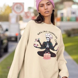 Backgöttin Sweatshirt - Konditor Geschenk für Bäcker - Bild 1 von 13