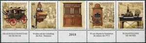 Serbia 2018. 95 years of the PTT Museum. T3 (MNH OG **) Block of 4 stamps - Picture 1 of 1