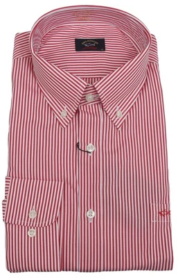 Paul & Shark Yachting Men's Long Sleeve Dress Shirt Striped Chest Pocket Cotton - Image 1 of 3