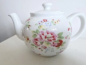 Cath Kidston Spray Flowers Teapot. Very Pretty Flowers Pink And White - Picture 1 of 6