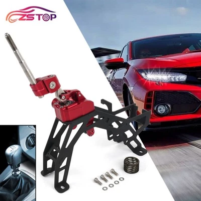 Adjustable For 2016-2021 Honda Civic Si FK8 6MT Short Shifter Assembly Dust Red - Image 1 of 4