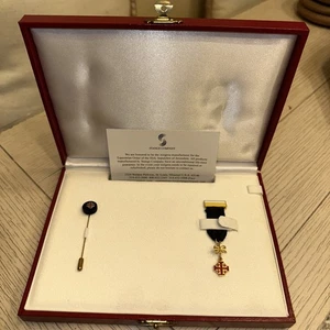 LHS Knights of The Holy Sepulchre of Jerusalem 2 Piece Boxed Set - Picture 1 of 8