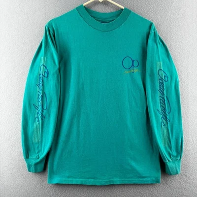 Camisa quirúrgica vintage para hombre mediana años 80 manga larga camiseta de surf 1983 EE. UU. Ocean Pacific Foto 1 de 4