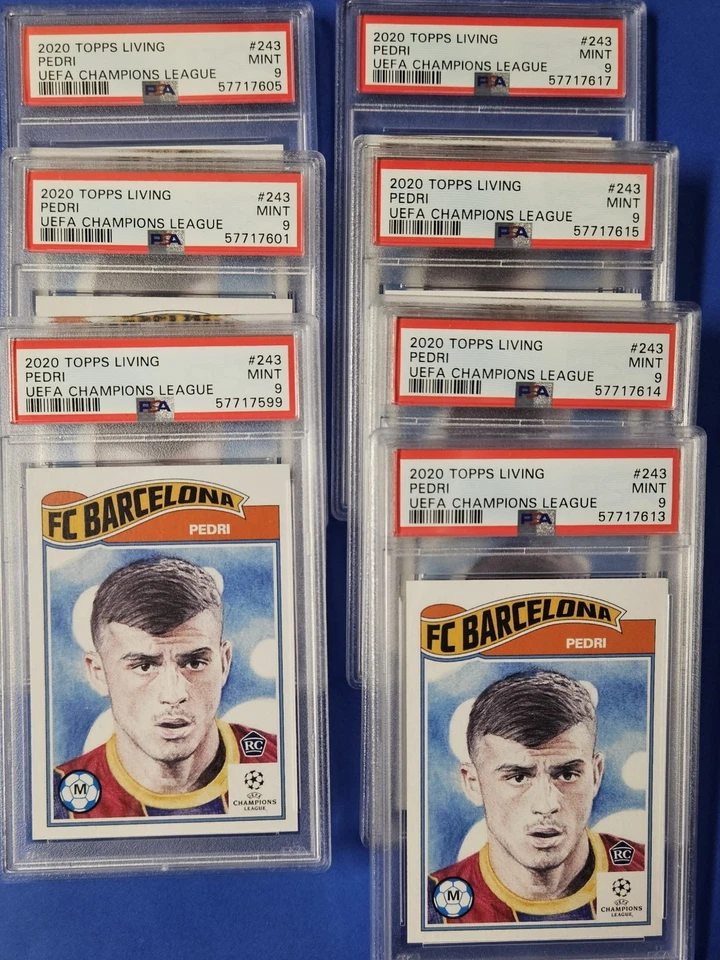 2020 TOPPS Living #243 Pedri RC UCL Champions League Rookie PSA 9 La Liga - Image 1 of 1