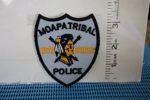 tribal indian police patch MOAPA TRIBAL POLICE PAIUTES 1875 NEVADA - Picture 1 of 1
