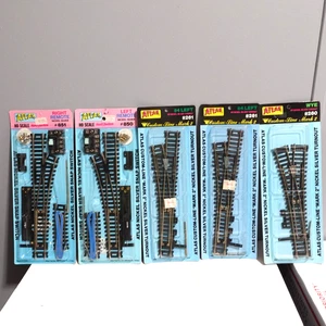 Atlas HO Scale Track Pieces R&L Remote (2) Left Turnout And Wye New Sealed - Picture 1 of 6