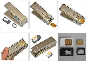 Cortador nanosim alta calidad con adaptador de nano-micro y nano a sim envio gra - Imagen 1 de 1