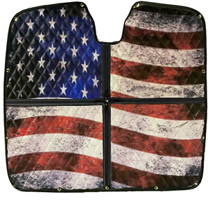 Premium Kenworth T660 Quilted Old Glory Winter Front - Picture 1 of 2