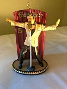 Carlton Heirloom Ornament 2002 Elvis Presley The King of Rock and Roll Music - Picture 1 of 6