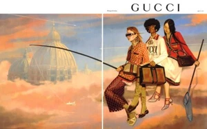 Gucci Ignasi Monreal 2018 arte moda 4 páginas anuncio de revista - Imagen 1 de 2
