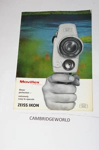 ZEISS IKON MOVIFLEX SUPER 20 PAGE INFORMATION BROSCHURE LEAFLET GENUINE ORIGINAL - Picture 1 of 2