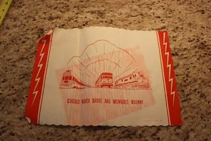 Chicago North Shore & Milwaukee line Railroad Placemat - Picture 1 of 3