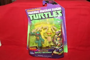 Playmates Teenage Mutant Ninja Turtles Raphael Michelangelo Nickelodeon 2 Pack - Picture 1 of 2