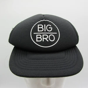 Big Bro Kids Toddler Boys Trucker Hat Ball Cap Black Mesh Snap Back * - Picture 1 of 10