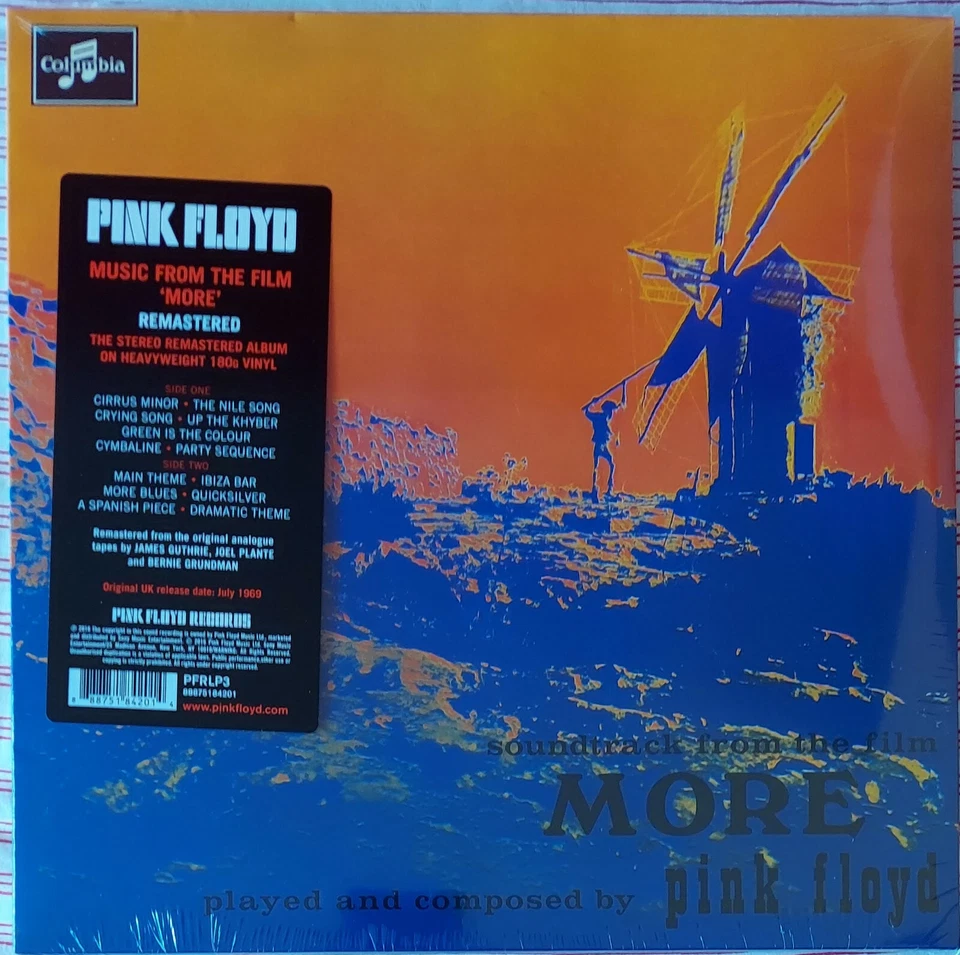 PINK FLOYD SEALED LP MORE 180 GM REISSUE ROGER WATERS DAVID GILMOUR 1969 - Image 1 of 1