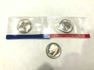 1989 P D S Roosevelt Dime Choice Unc in Mint Cello + Proof - Picture 1 of 1