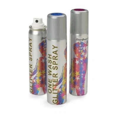Stargazer Hair Spray Instant Glitter Colour Temporary One Wash Party 75ml