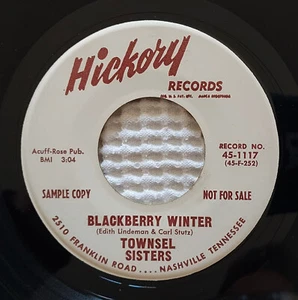 TOWNSEL SISTERS Give Love Joey Orig '60 HICKORY Promo Country Rockabilly 45 NM- - Picture 1 of 1