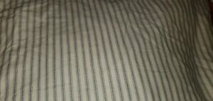 New Sure Fit Ticking Stripe Sofa Slipcover dove gray unused
