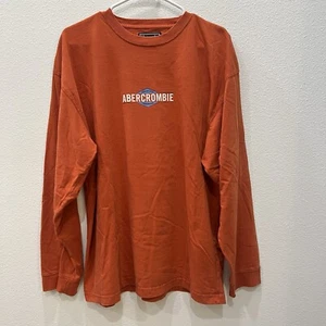 VINTAGE 1990S ABERCROMBIE FITCH MENS TEE T-SHIRT L/S PREPPY GORPCORE SZ XL - Picture 1 of 13